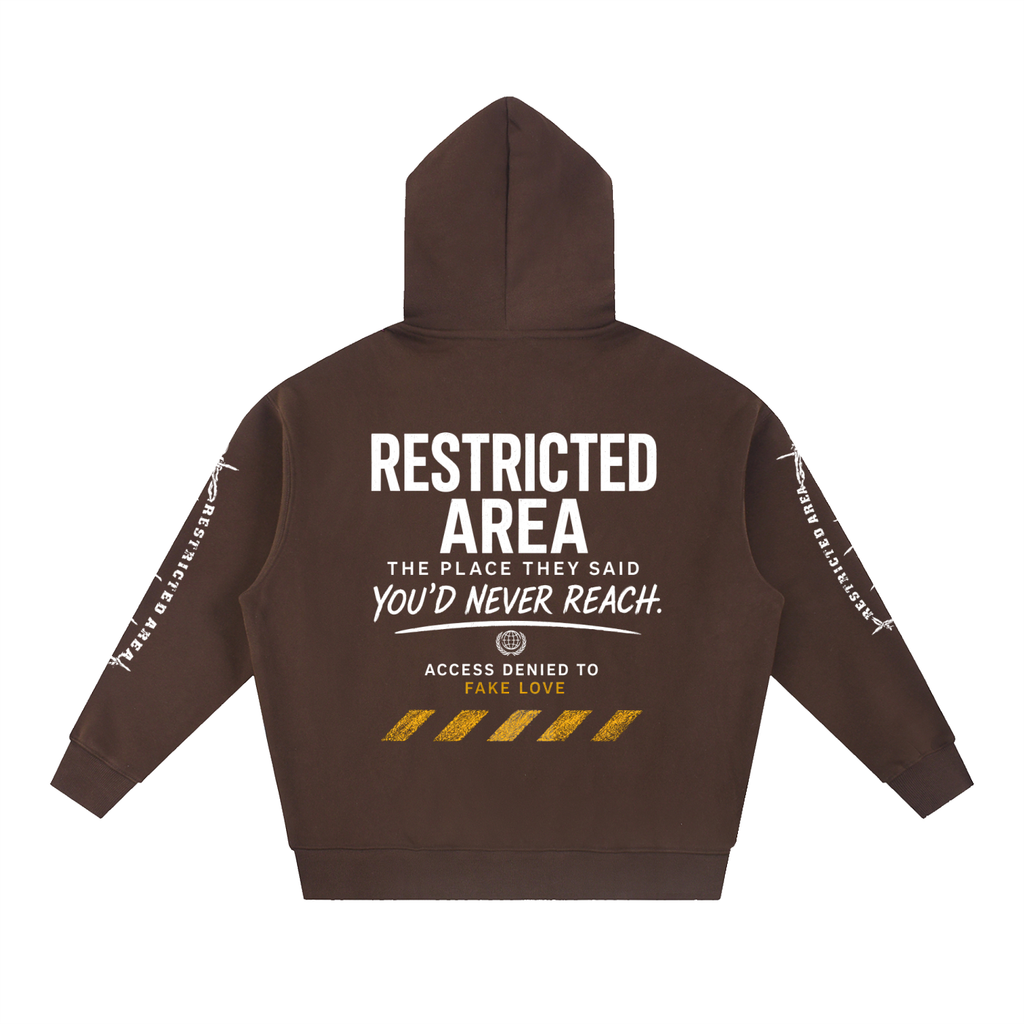 Essential Oversized Boxy Fit Fleece Hoodie