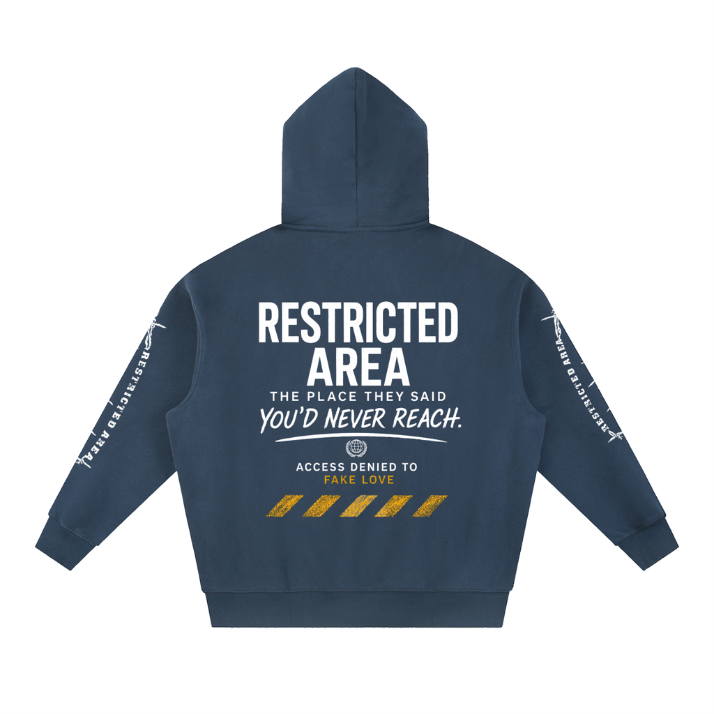 Essential Oversized Boxy Fit Fleece Hoodie