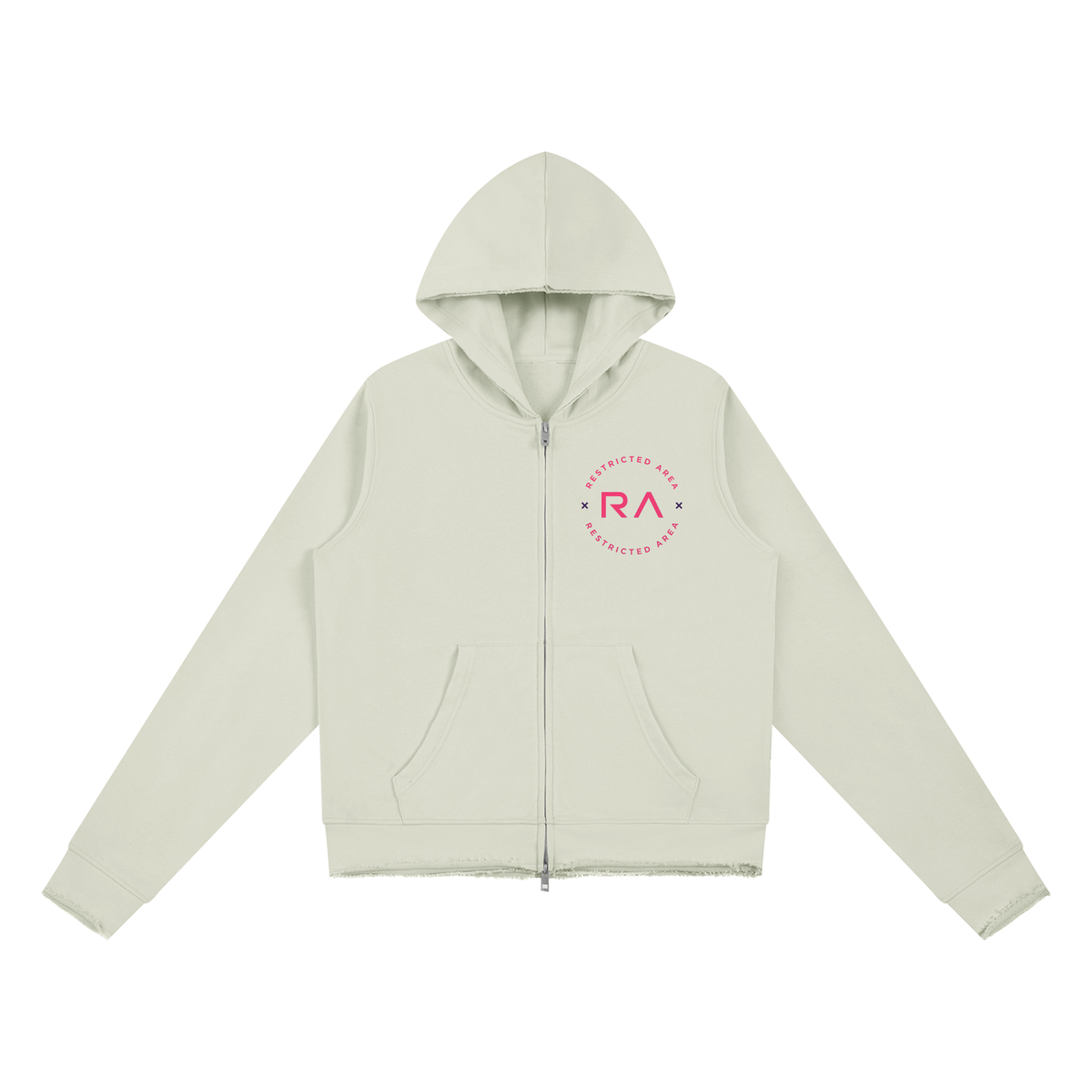 Women’s Raw Edge Full Zip Hoodie