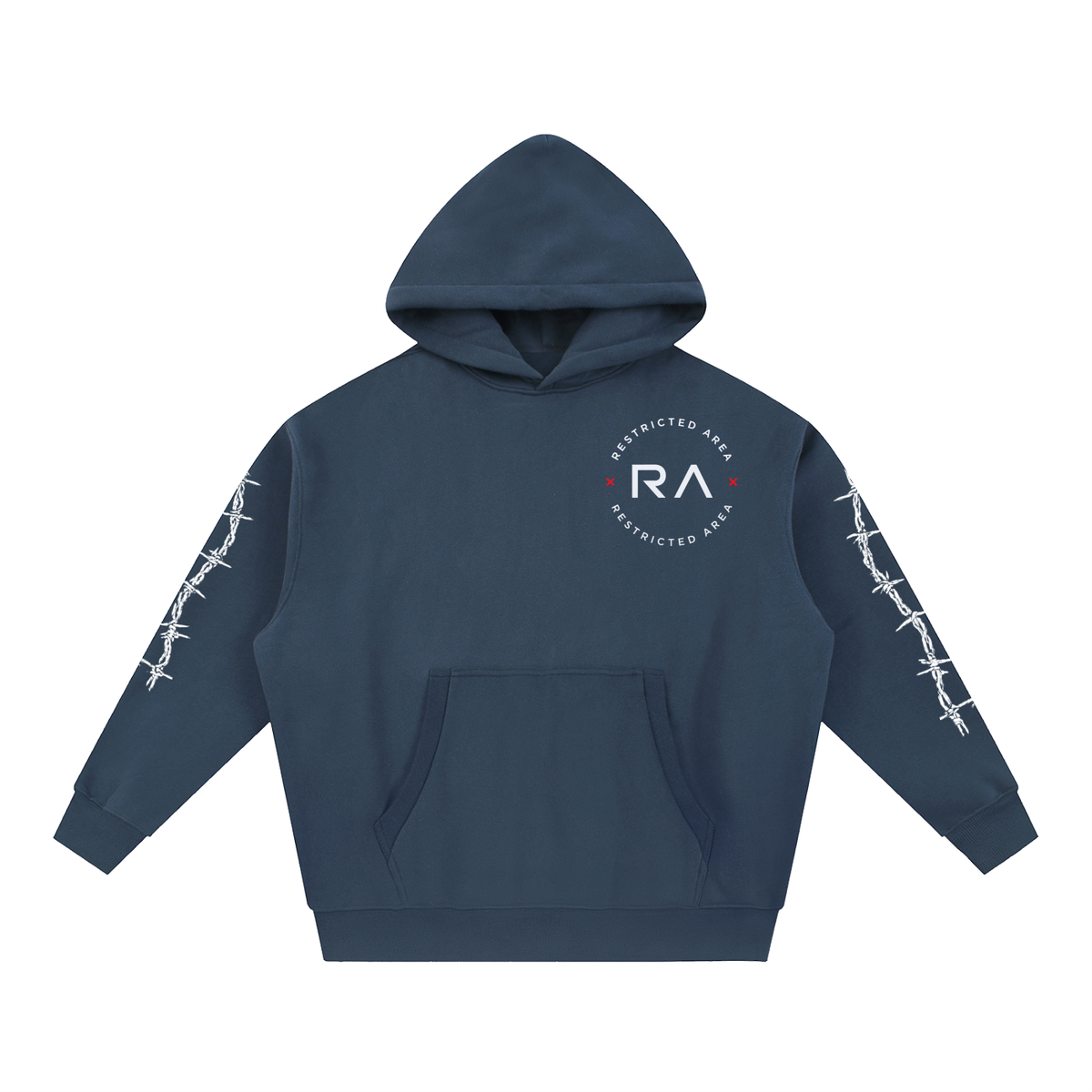 Essential Oversized Boxy Fit Fleece Hoodie