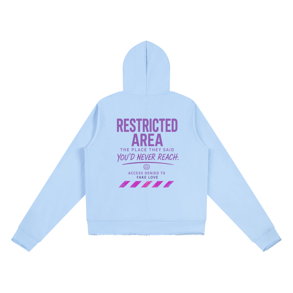 Women’s Raw Edge Full Zip Hoodie