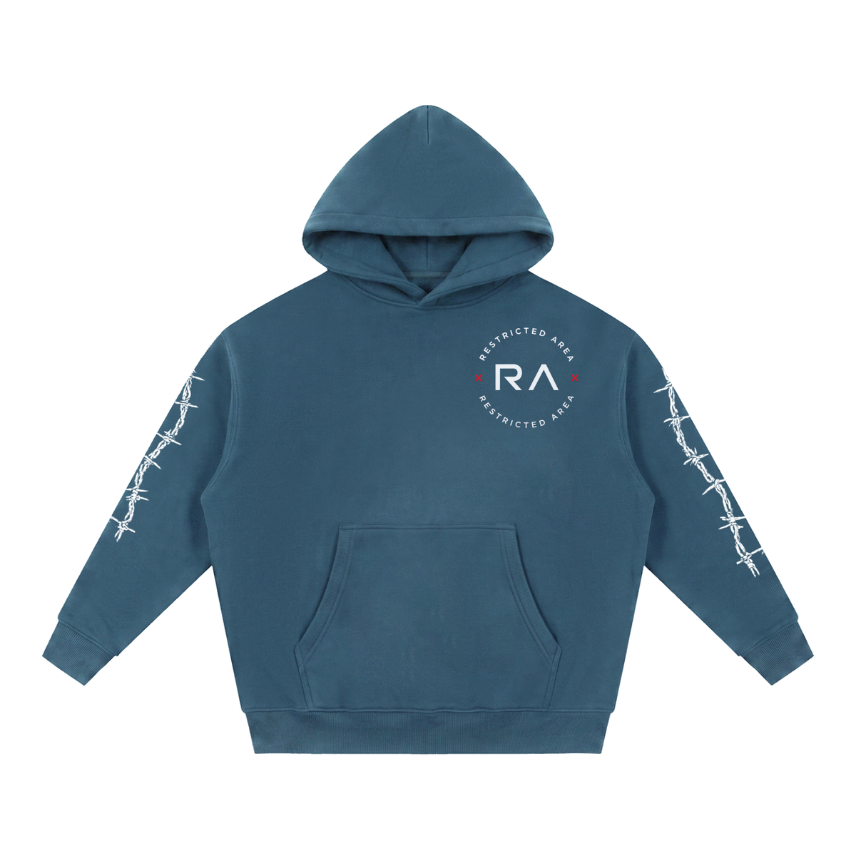 Essential Oversized Boxy Fit Fleece Hoodie