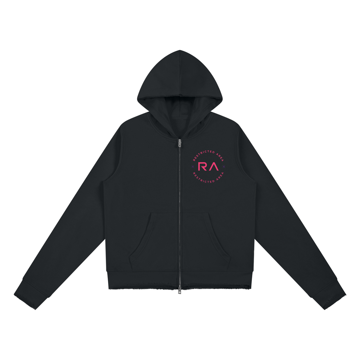 Women’s Raw Edge Full Zip Hoodie