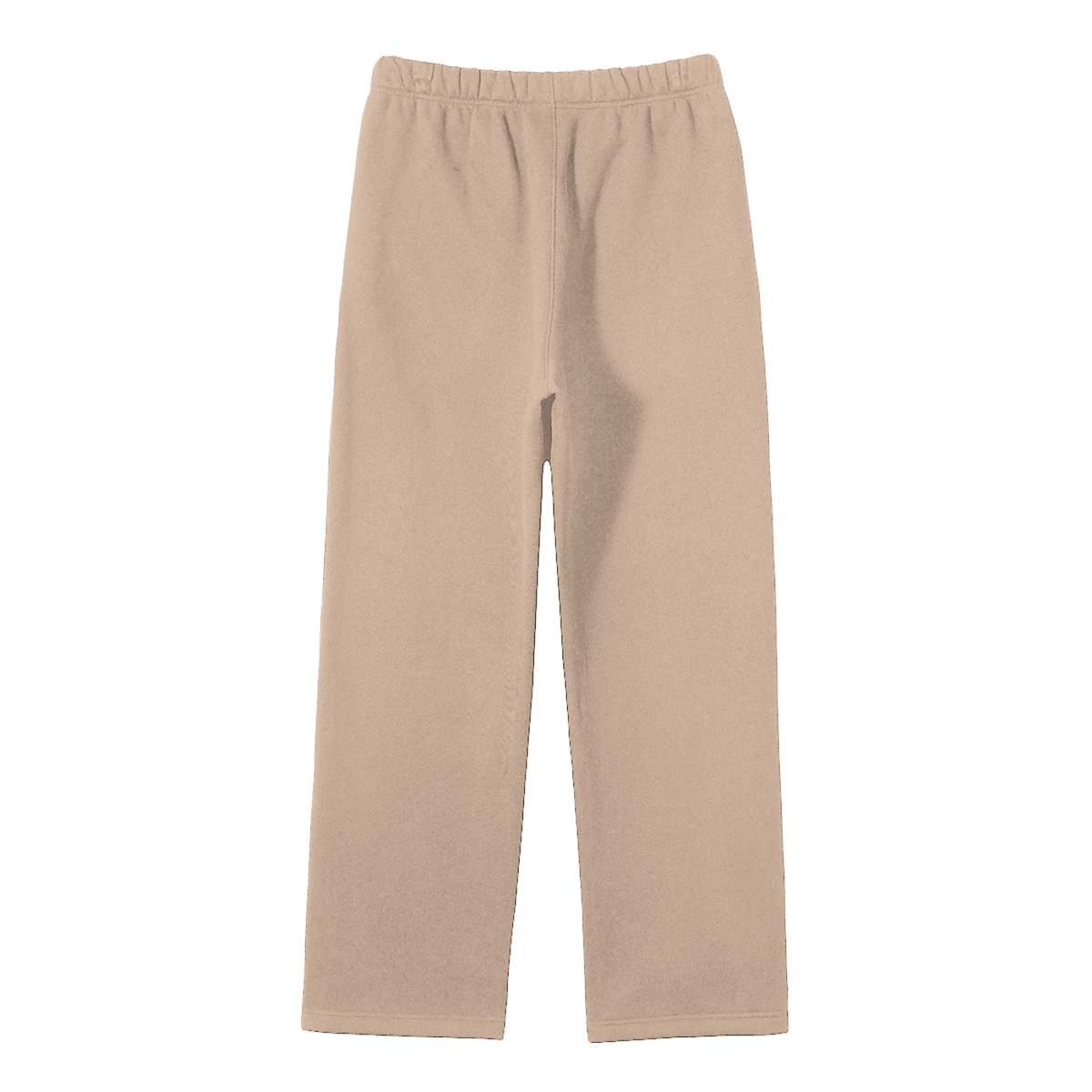Unisex Solid Color Fleece Straight Leg Pants