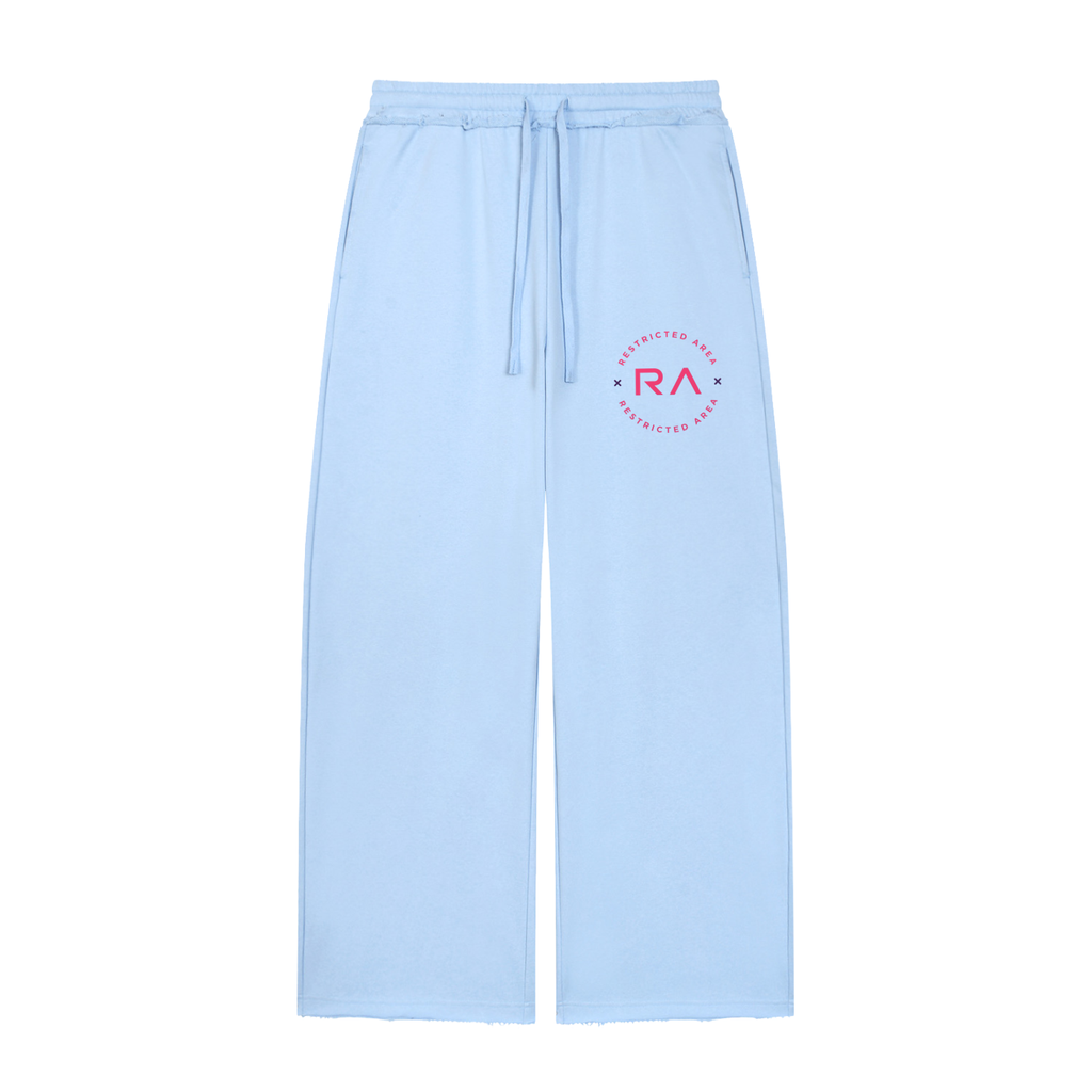Women’s Wide Leg Raw Edge Sweatpants