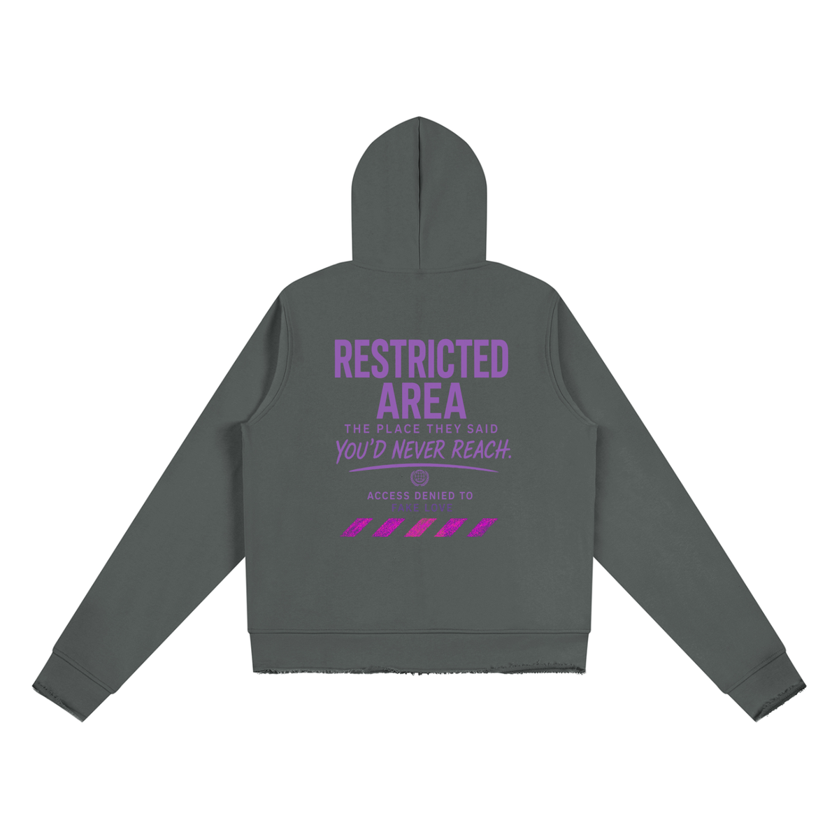 Women’s Raw Edge Full Zip Hoodie