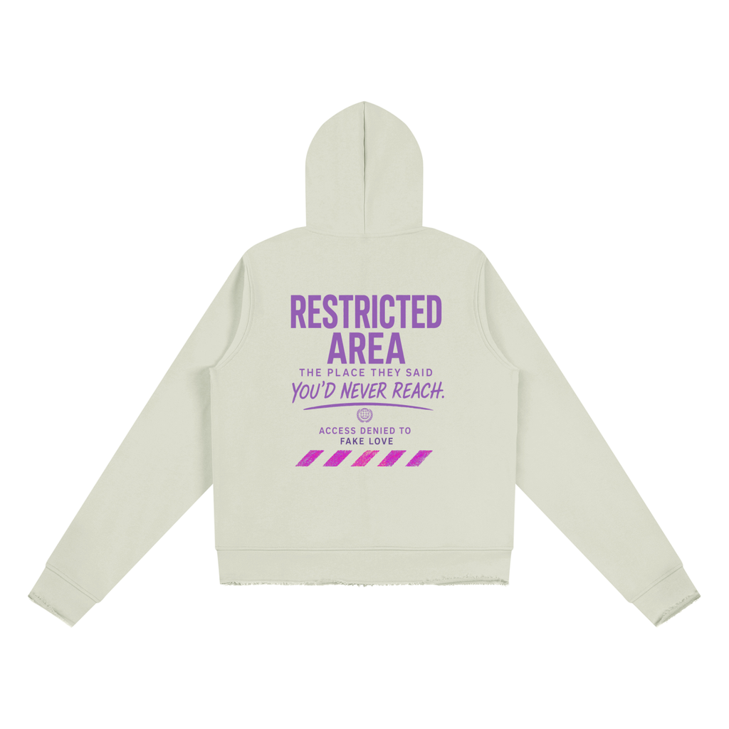 Women’s Raw Edge Full Zip Hoodie