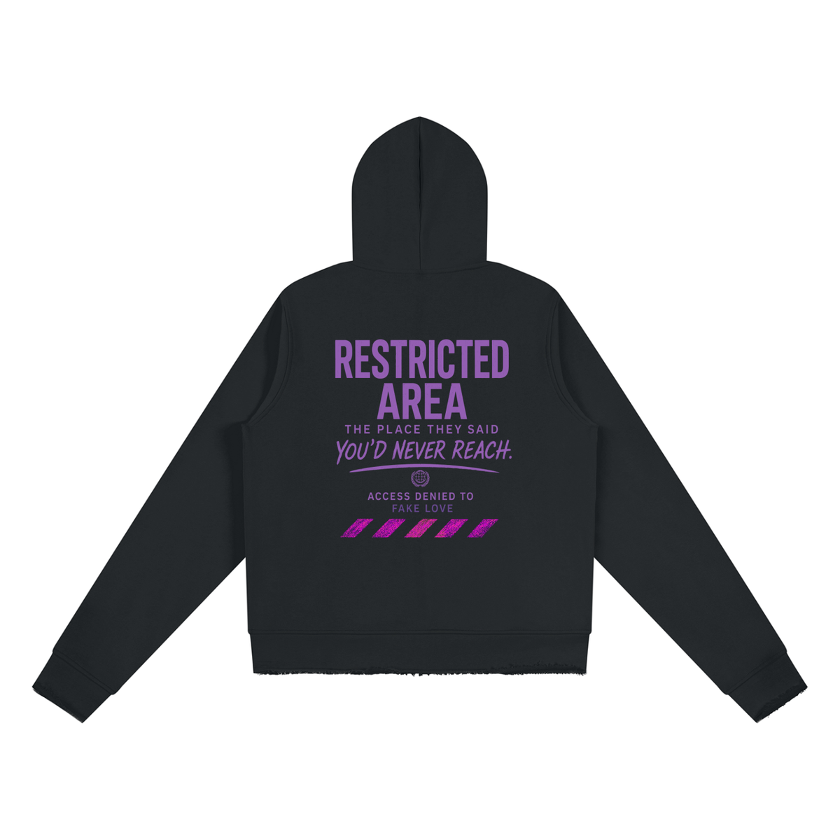 Women’s Raw Edge Full Zip Hoodie
