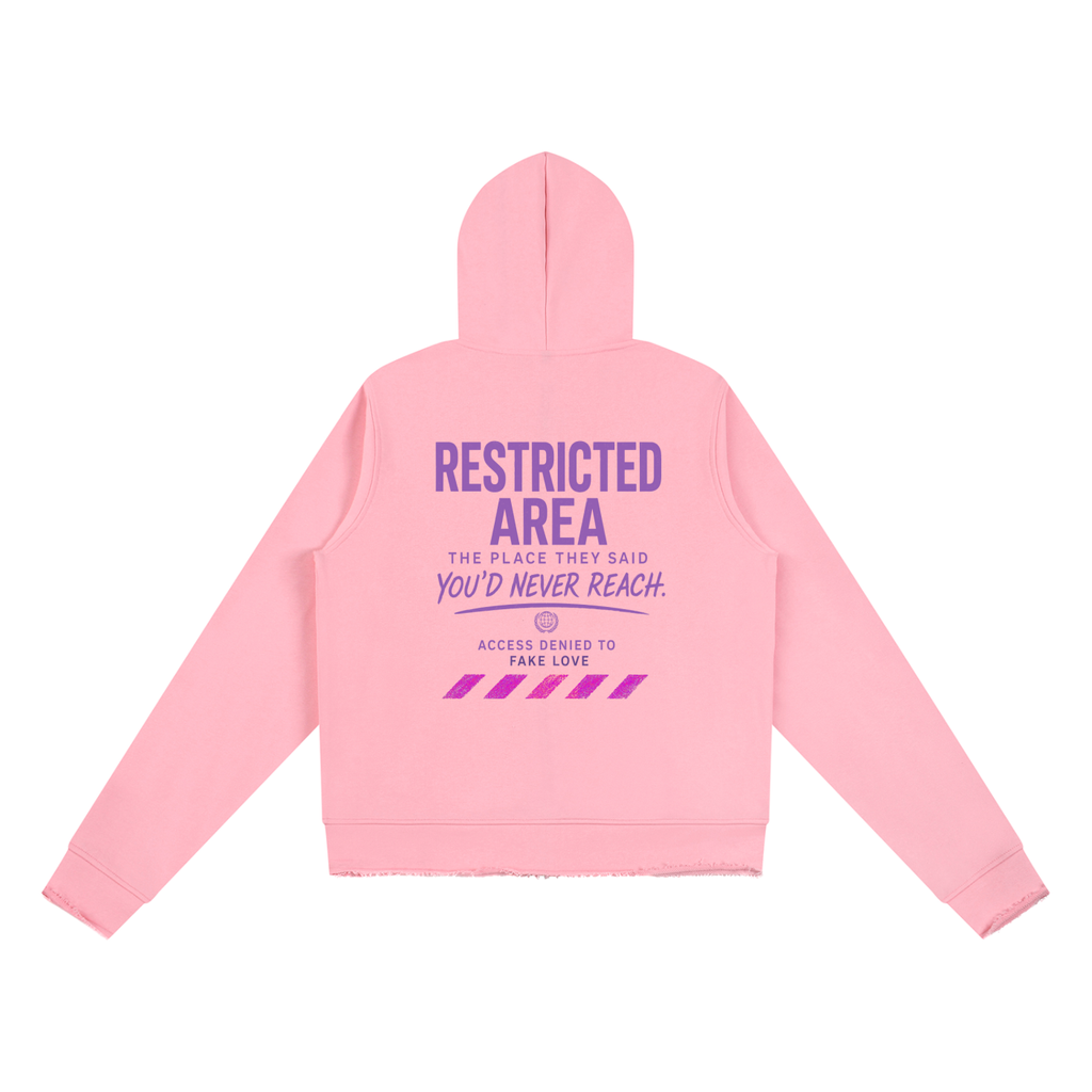 Women’s Raw Edge Full Zip Hoodie