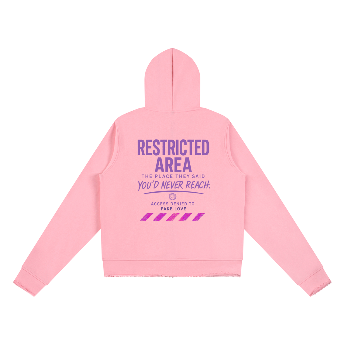 Women’s Raw Edge Full Zip Hoodie
