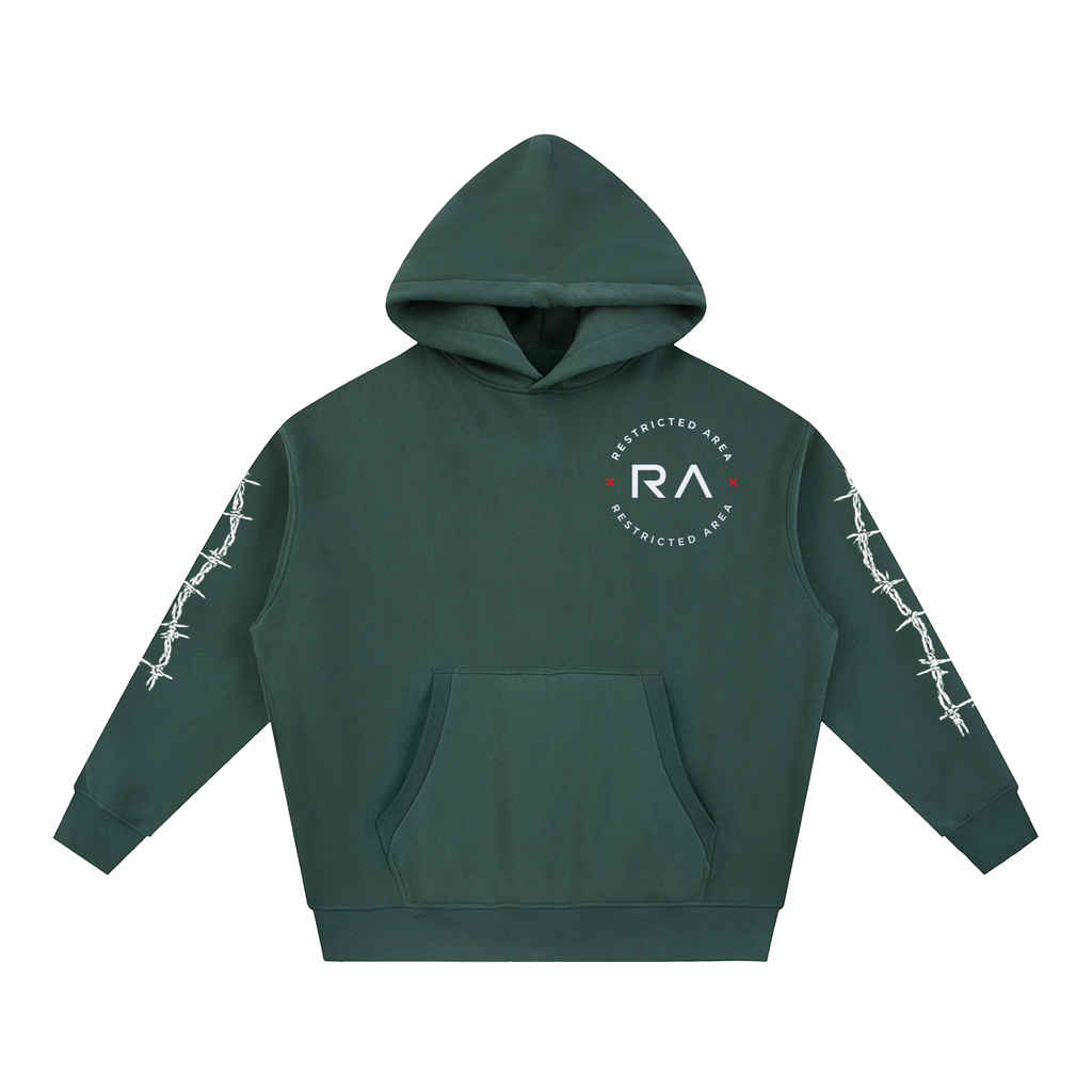 Essential Oversized Boxy Fit Fleece Hoodie