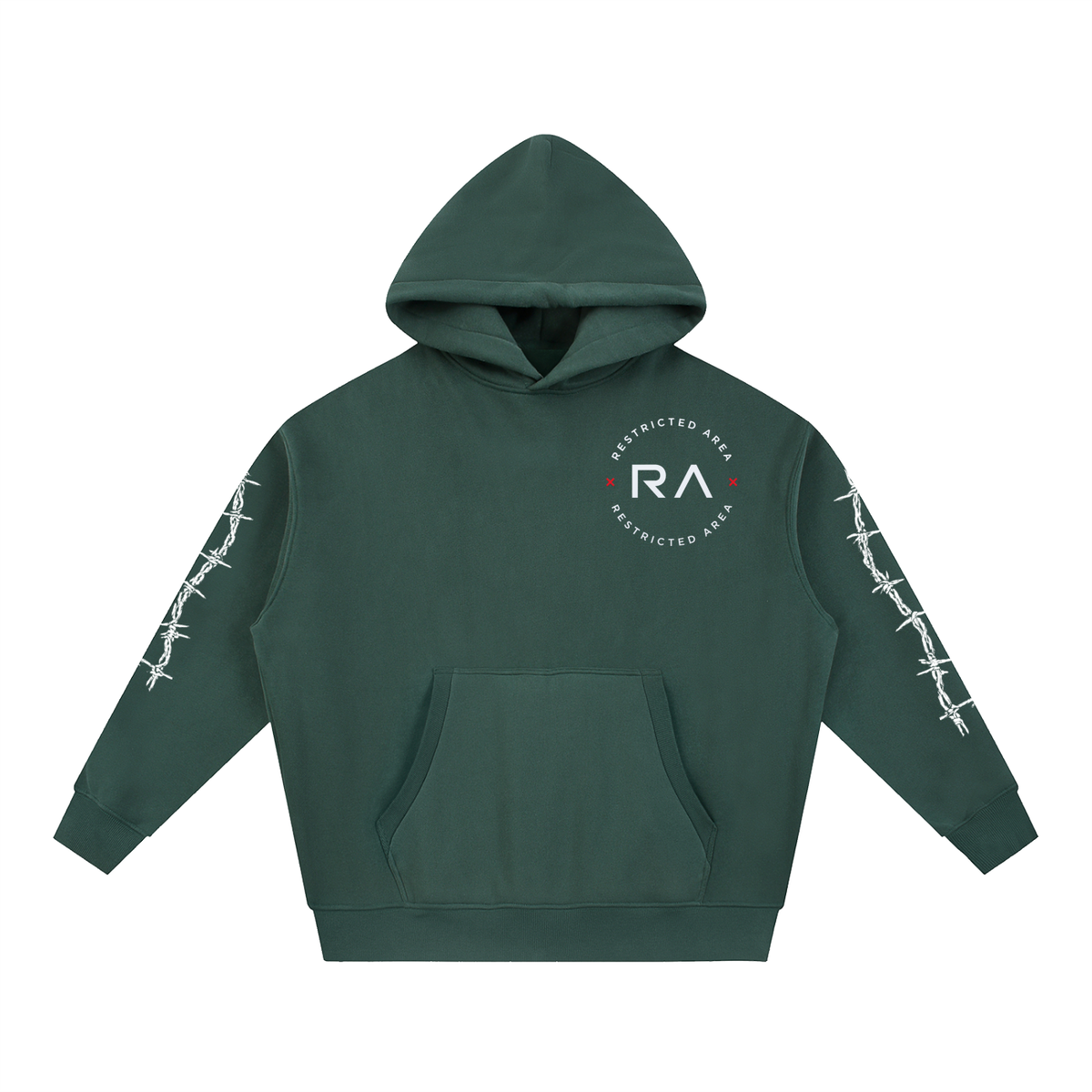 Essential Oversized Boxy Fit Fleece Hoodie